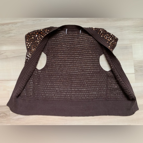 Little Brown Sparkle Shrug - Picture 5 of 16